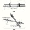 Dumbbell-to-Barbell Connector Rod: 35cm, 40cm, 50cm, 60cm Steel Extension