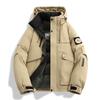 Outdoor Cotton Jacket Men's Hooded Assault Suit Loose Workwear Cotton Jacket Versatile Thick Casual Jacket