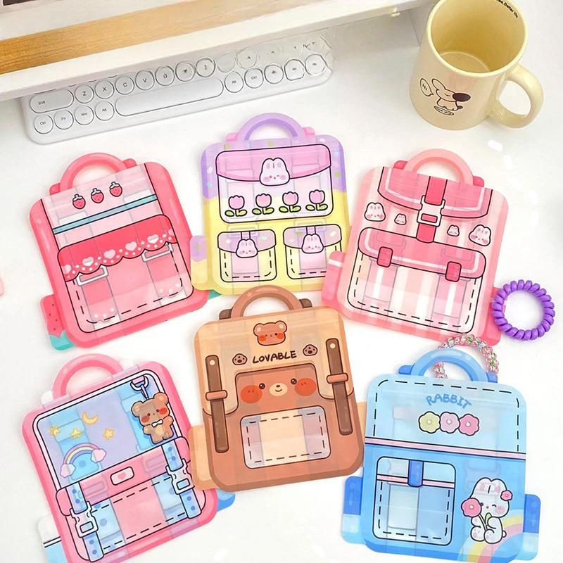 Cute Cartoon Schoolbag Shape Candys Packaging Bags Snack Cookie Storage Bag Children'S Day Birthday Sealing Bag