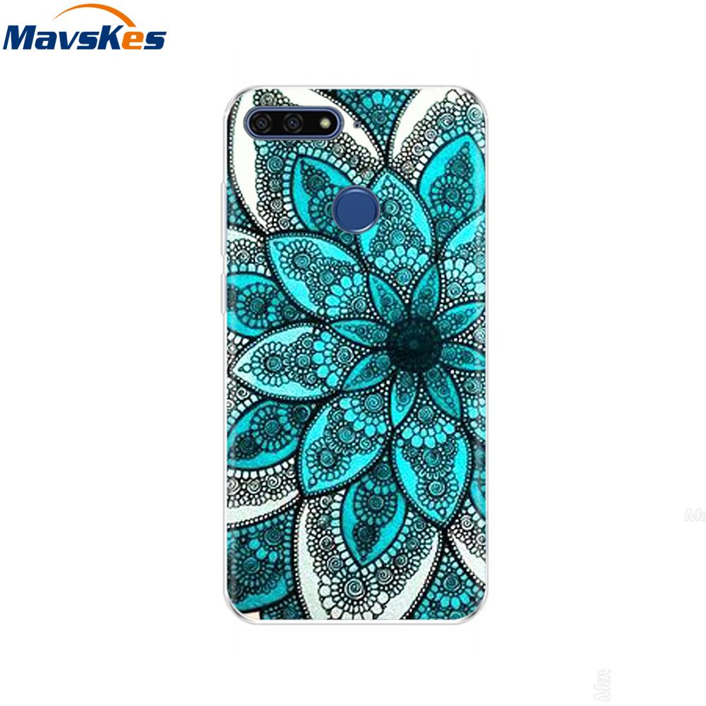 Case For Huawei Honor 7C Case On Huawei Honor7C 5.7 inch Soft Silicone Phone Cover For Huawei Honor 7C Aum-L41 TPU Cases Coque