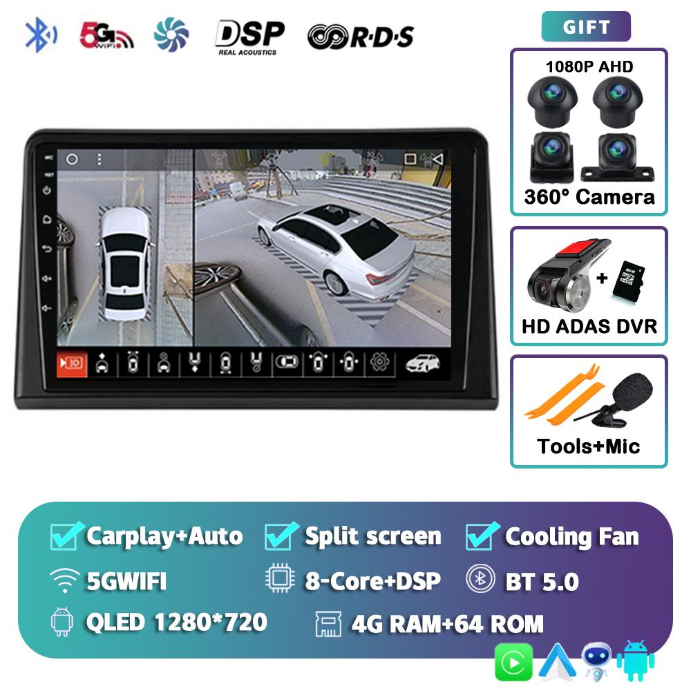 Android 14 Carplay Auto Car Radio For Hyundai Sonata 7 LF 2017 2018 2019 GPS Multimedia Player Stereo 360 Camera 4G+WiFi BT DSP