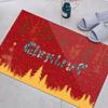 Christmas Holiday Decoration Door Diatom Mud Mat Household Non-slip Quick Dry Absorbent Foot Mat Holiday Door Mat