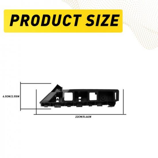 Front + LH RH Guide Bumper Support For Bracket Passat Fit Volkswagen 2012-2015