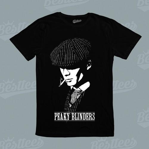 Peaky Blinders Tom Shelby Birmingham Gang Gangster Graphic Tee T-Shirt S разноцветный