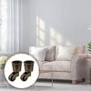 Stable Round Cup Caster Wear Resistant Silent Antique Caster Brushed Vintage Furniture Wheel Dia Swivel for Storage Boxes