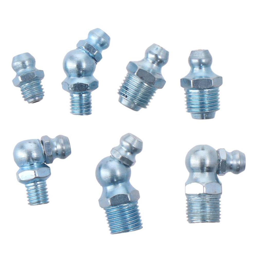 50Pcs 45,90,180 Degree Grease Fittings  Grease Zerk Grease Fitting Assortment  Replacement Kit