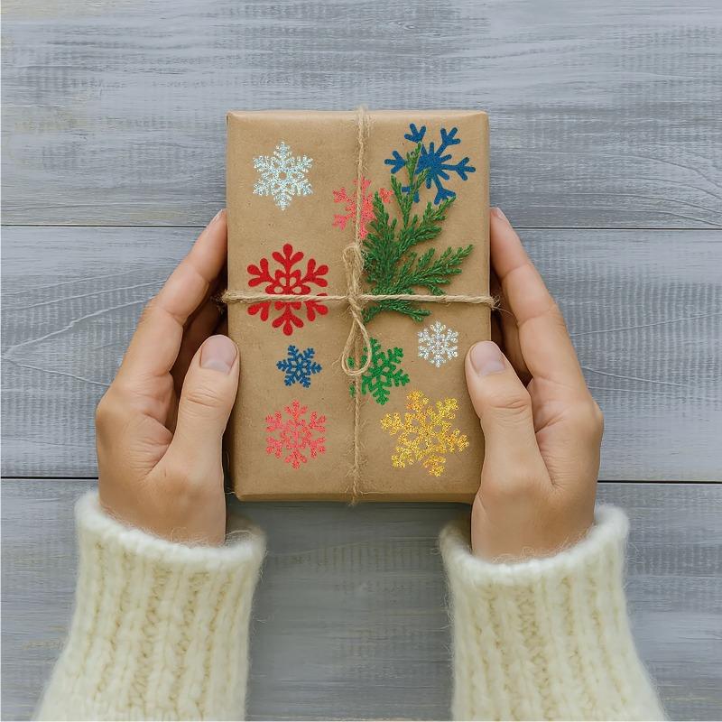 Happy New Year Christmas Wall Winter Snowflake Window Glass Stickers Merry Christmas Decors