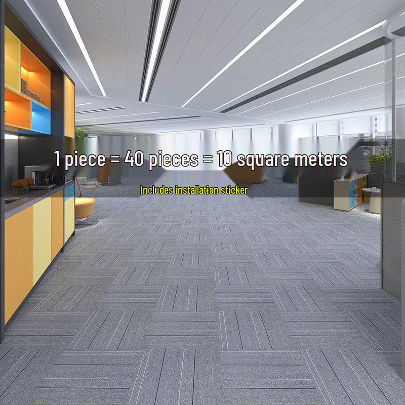 Anti-Slip Wear-Resistant Patchwork Carpet for Offices, Billiards Halls, Hotels, and Commercial Spaces
