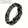 Classical Hematite Energy Beaded Elastic Magnetic Therapy Health Care Loss Weight Bracelets Slimming Health Care for Men Women