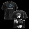Jujutsu Kaisen Zenin Maki Printed Tee Men Women Retro Washed T-shirts Cotton T Shirt Short Sleeve Clothing Harajuku Male Tshirt