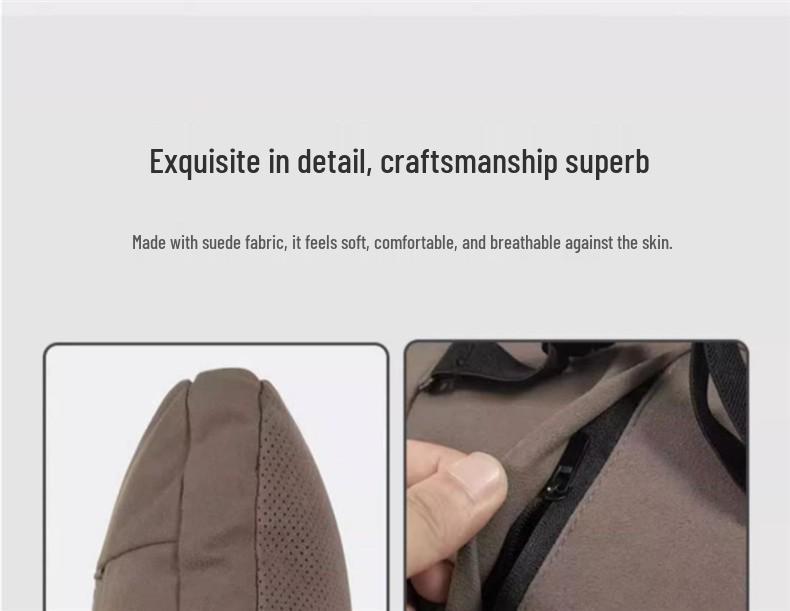 Suede Lumbar Support Cushion for Toyota Headrest - Camry, Highlander, Avalon, RAV4, Wildlander