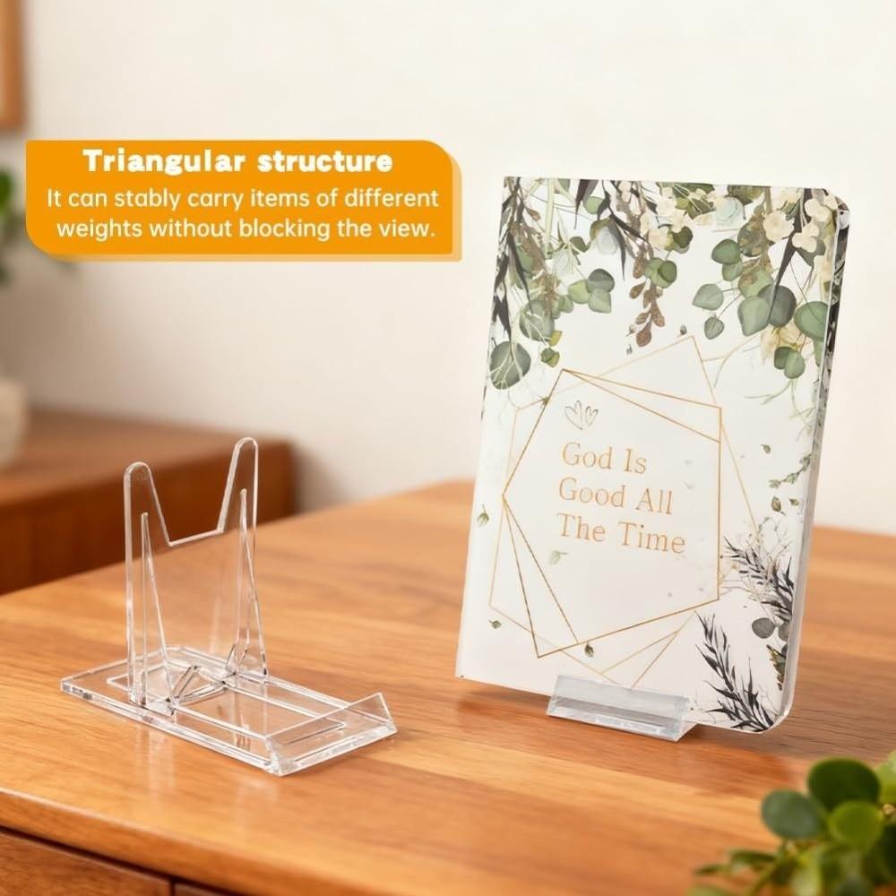 5Pcs Adjustable Sliding Clear Display Stand Transparent Acrylic Display Holder Rack Multifunctional Plate Holder Art Exhibition