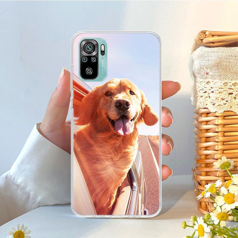 

Golden Retriever Friend Soft Phone Case For Xiaomi Redmi Note 15 14 14S 13 12 Pro Plus 12S 11 11S 11E 10 10S 11T 5G Fundas Coque Redmi Note 13 5G