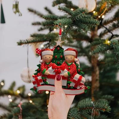 DIY Christmas Tree Hanging Ornament Writable Personalized Decoration Creative Home Ornament for Christmas Party Accessories