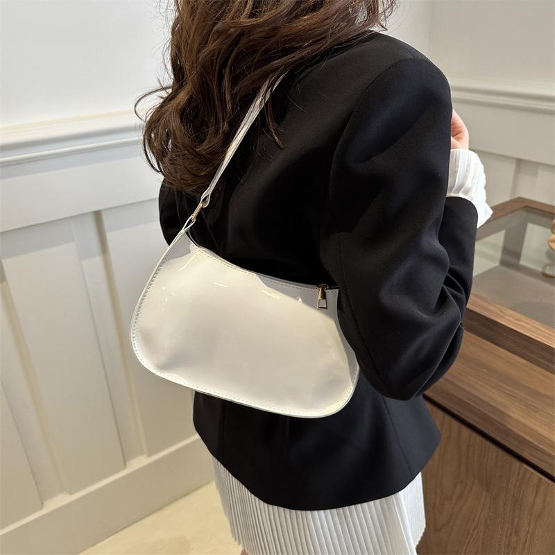 

Ретро Однотонная Сумка на Плечо из Искусственной Кожи Подмышечная Сумка Женская Модная Сумка-Клатч Повседневные Кошельки и Сумки Женские Сумки Хобо