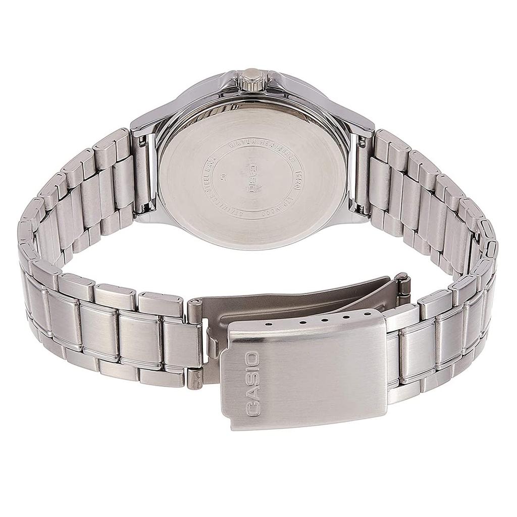 Casio Standard Calendar Analog Watch with Metal Bracelet Women's Day/Date LTP-V300D-4A (Baby Pink)