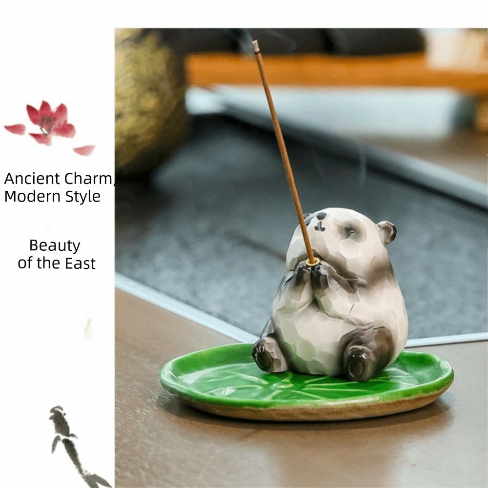 Frog Bear Panda Incense Stick Holder Resin Crafts Incense Holder Zen Incense Burner  Living Room