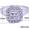 Classic Women'S Miniature Zircon Wedding Ring, Hand Accessories