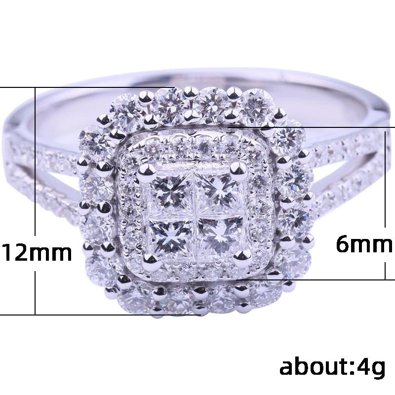 Classic Women'S Miniature Zircon Wedding Ring, Hand Accessories