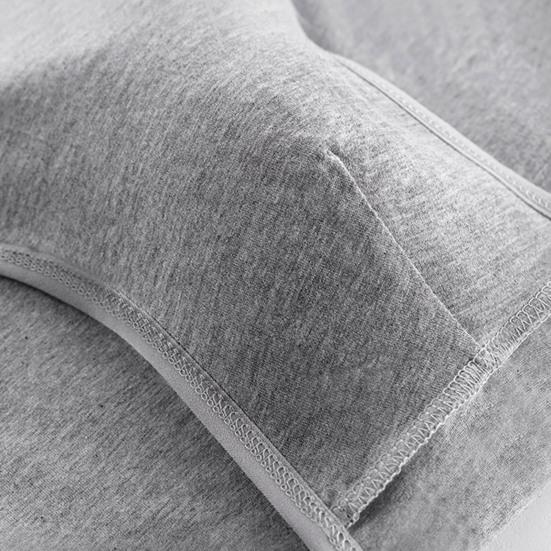 Men Briefs Elastic Mid-Waist Design Solid Color U-Convex Panties High Elasticity Comfortable Fit Underwear