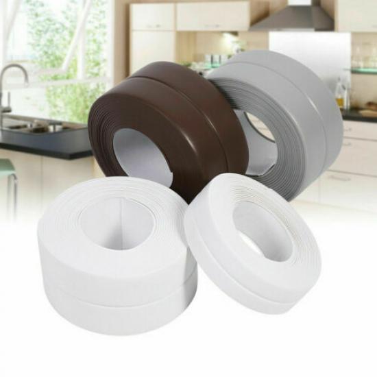 3.2M Bath Wall Sealing Strip Self-Adhesive Kitchen Caulk Repair Tape Bathroom