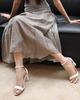 In Stock Black Women's Plus Size Chunky Heel Open Toe Sandals for Summer 2025