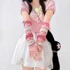 Autumn/Winter Dopamine Pink Lolita Sun Protection Sleeves for Women
