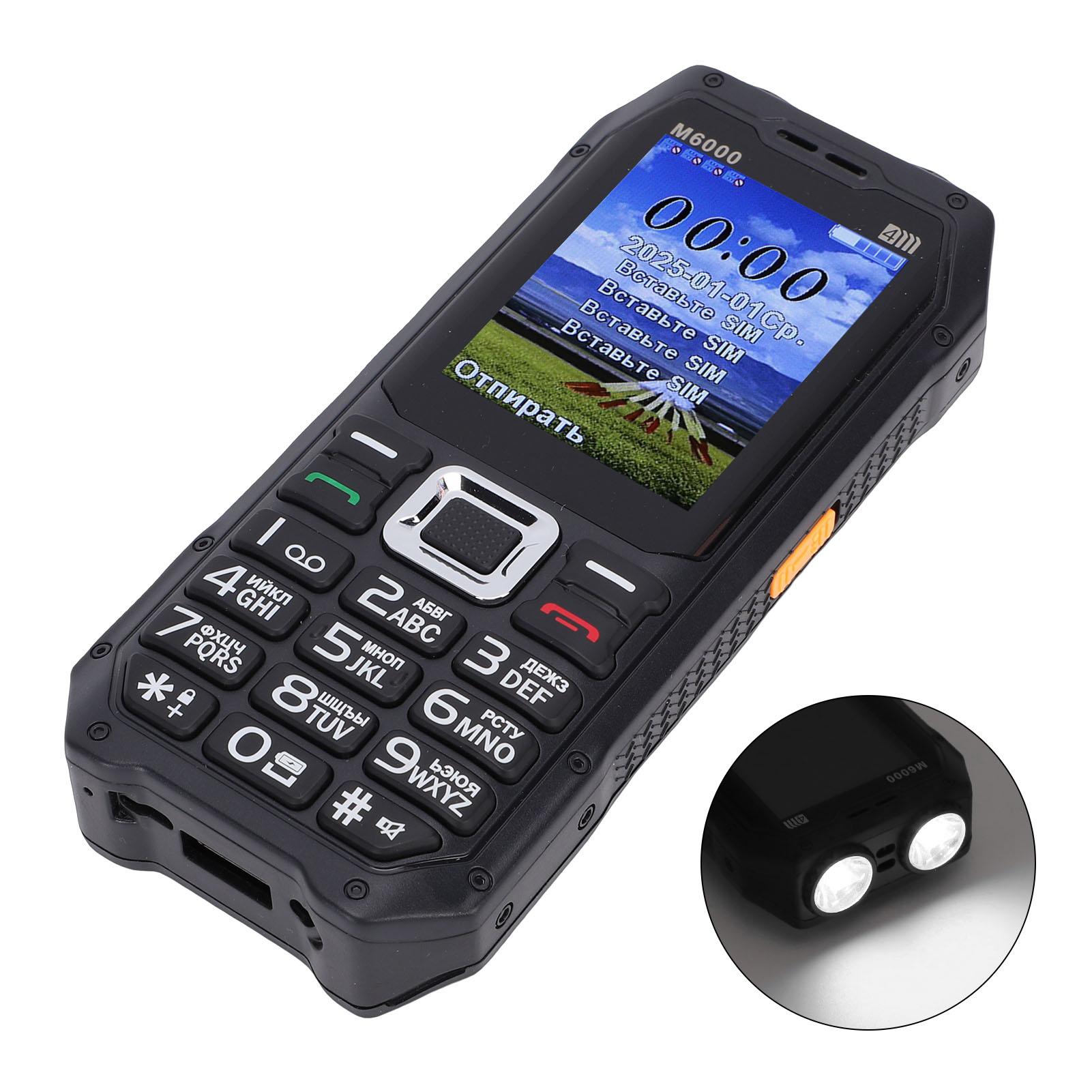

2G Cell Phone Senior 4 SIM 2.4 Inch Color Screen 16800mAh Unlocked Phone with Loud Speaker 3.5mm Headphone