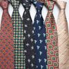 9Cm Men'S Tie, Polyester Silk Exquisite Printed Tie, Business Casual Suit Tie