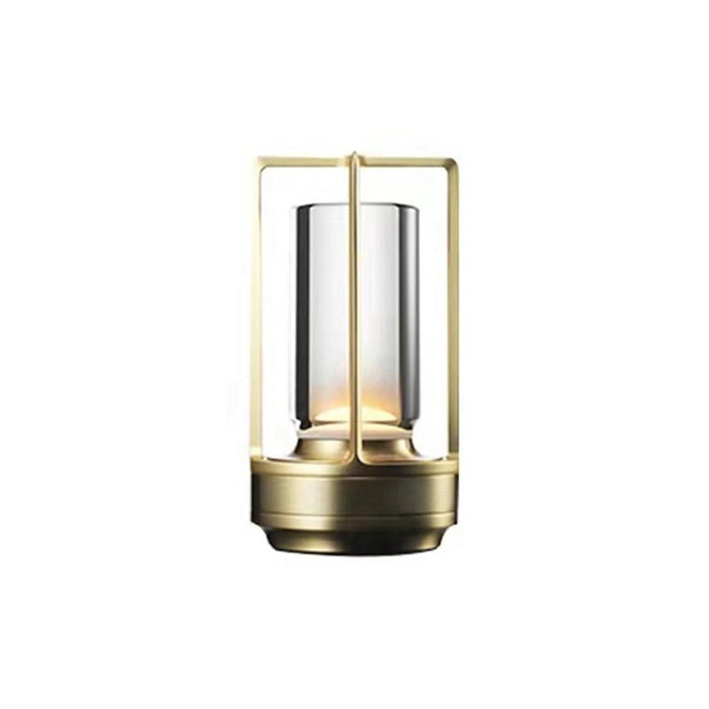 

2600Mah Rechargeable Led Table Lamp Modern Touch Adjustment Table Lamp Decoration Light For Bedroom Restaurant Gold золотий