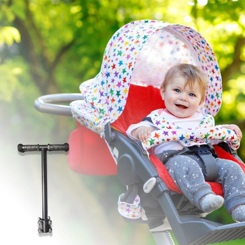 Einfach zu installierende Kinderwagen-Lenkerverlängerung Erhöht den Komfort Geeignet für 30 mm/45 mm Innendurchmesser für Outdoor-Aktivitäten