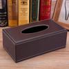 LIEI European Style Leather Tissue Box