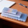 Plastic Transparent Battery Case for AAA AA 18650 10 Slot Large Capacity Case Batteries Portable Travel Storage Office Organizer