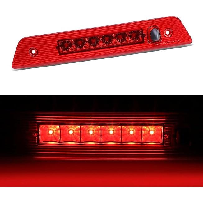 Third 3Rd Brake Light LED For 2014-2018 Chevy Silverado/GMC Sierra 1500 2500HD 3500HD, High Mount Rear Brake Lights Assembly, Waterproof Center Cab