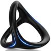 Anello per pene in silicone Anello di bloccaggio dello sperma Ritardo dell'eiaculazione Anello per pene ad alta elasticità e durata Giocattoli sessuali per uomini Coppie Adulti 18+