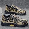 Camouflage Men Sneakers Non-slip Wear-resistant Men's Hiking Shoes Comfortable Breathable Men Platform Sport Shoes Tenis Hombres
