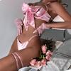 Lingerie Sexy  Erotic Intimates Bra Sets Panty G-string Set Sexy Transparent Lingerie Lace Open Bra & Brief Sets