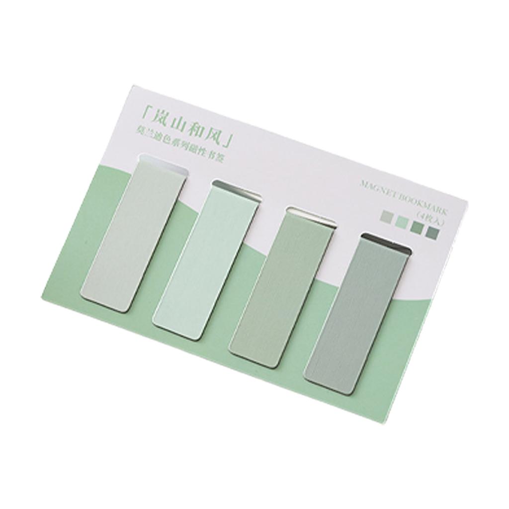 4 Stück Magnetische Lesezeichen Buchseitenhalter Magnetischer Buchseitenclip für Lehrer Schüler Buchliebhaber Erwachsener Kind Lesehilfe