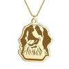 Kinitial Cute Dog Puppy Pendant Necklace For Women Men Stainless Steel Charm Necklace Wholesale Christmas Gift Jewelry