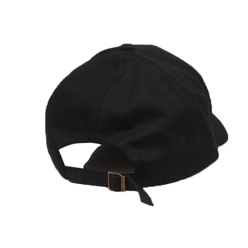 Premium Black Queen/king Baseball Cap With Hip Hop Letter Print For Couples