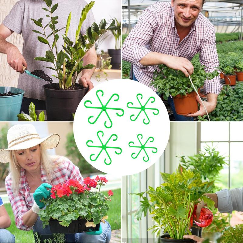 4PCS Reusable Plant Fixed Gathering Shelf Plant Stem Support Climbing support frame for Climbing Alocasia Monstera Vine