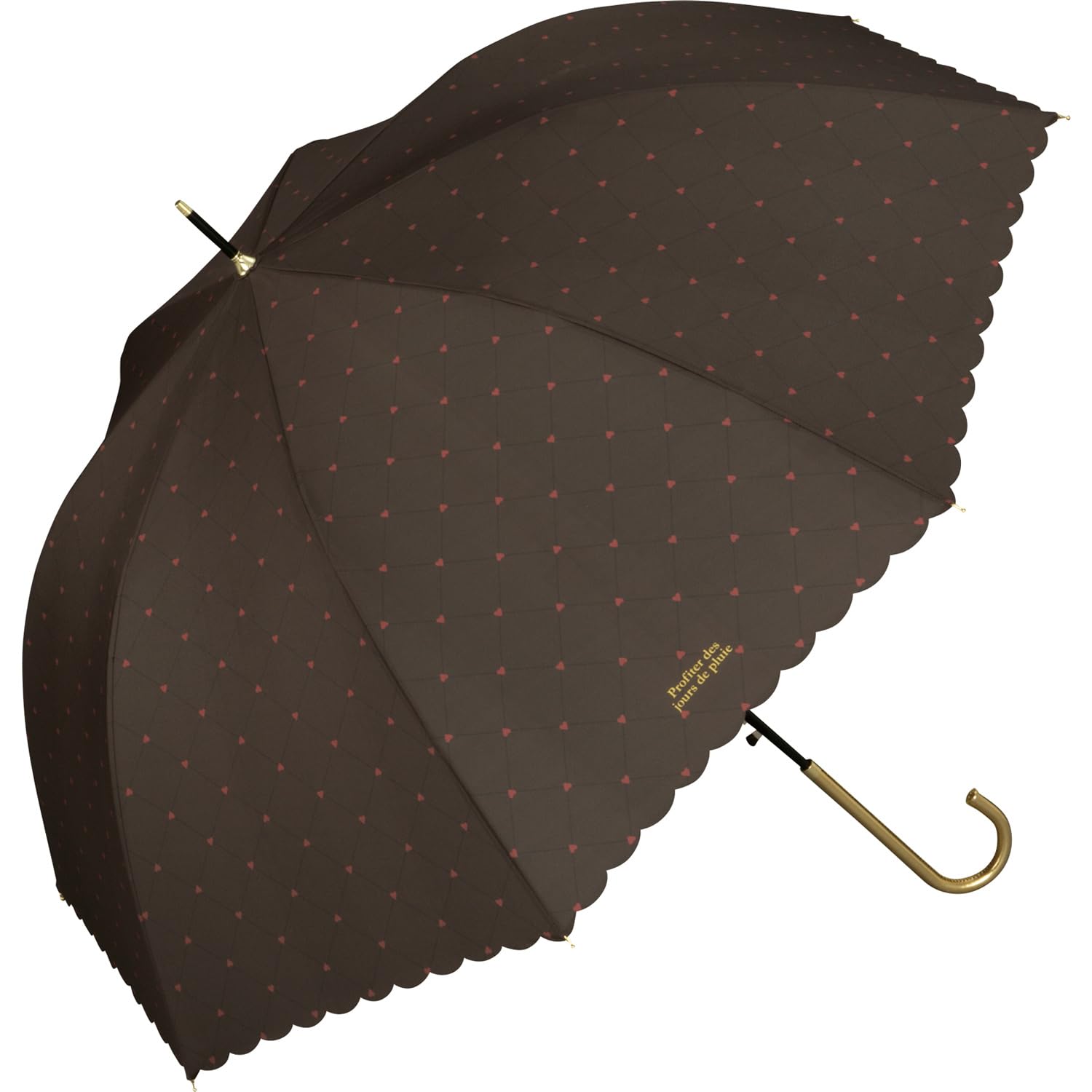 

Cross Line Long Rib для шоколада Sunny и Rainy Wpc. Зонт, & Сердце, Коричневый, Зонт, 58 см, Женский, Дни, Прыжок, Большой, Стиль, Девчачий, коричневый