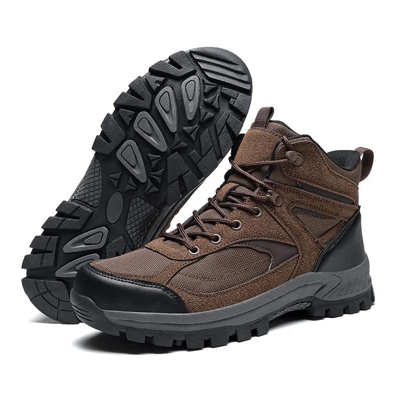 Men's Hiking Shoes Outdoor Adventure Hiking Shoes High-top Hiking Shoes Winter Shoes Wear-resistant Snow Boots
