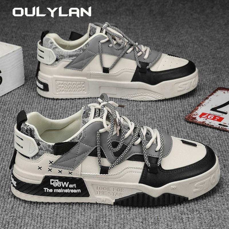 

Oulylan Autumn New Fashion Sports Thick Soled Board Shoes for Men Trendy Men Student Shoes for Men Casual Shoes 44