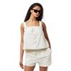 Jack Wills Womens/Ladies Broderie Cotton Shirred Top