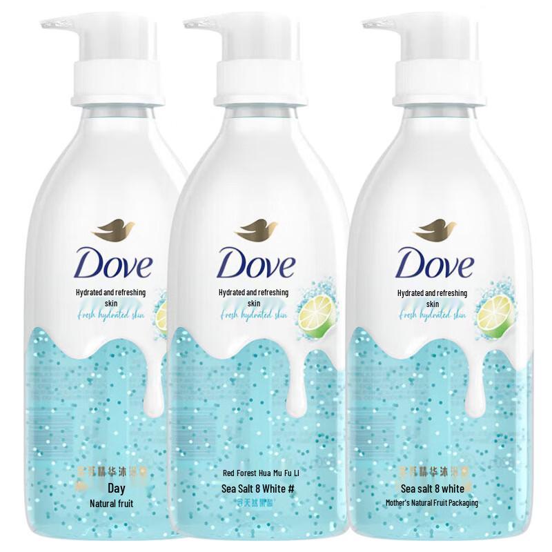 Dove Glacier Sea Salt & White Grapefruit Essence Body Wash