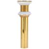 Gold Sink Drain Push Bounce Drain Stopper Anti Clog Basin Drain Stopper  Wash Basin