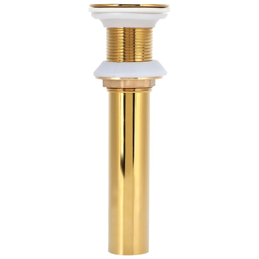 Gold Sink Drain Push Bounce Drain Stopper Anti Clog Basin Drain Stopper Wash Basin