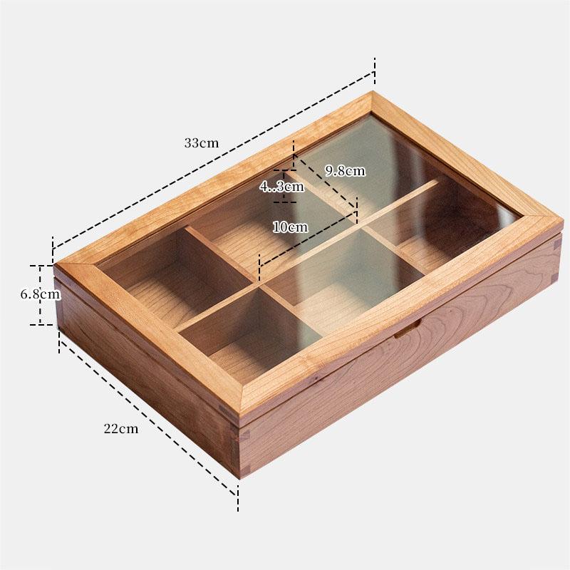 

Solid Wood Jewelry Box Detachable Dustproof Jewelry Storage Boxes Multifunctional Portable Watch Bracelet Organizer Boxes