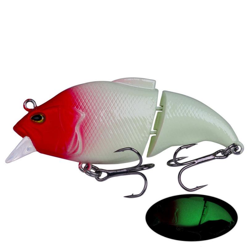 Lure Bait Full Water Layer Simulation Double Joint FishVIB7.5cm12g6No. Hook Long Casting Bass Carp Topmouth Culter Artificial Ba